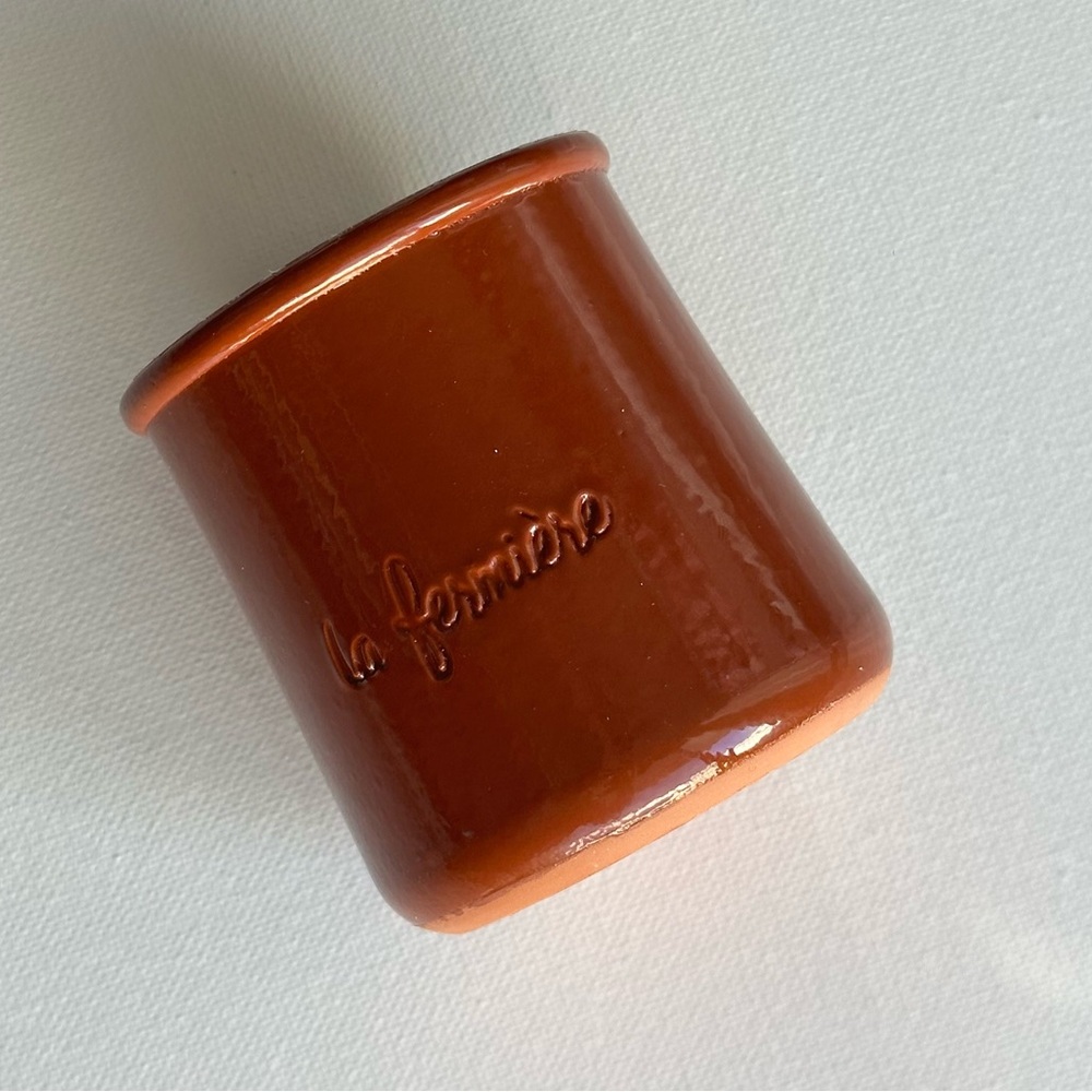 *Limited Edition* La Fermière Yogurt Terracotta Brown Clay Jar 4.9 oz